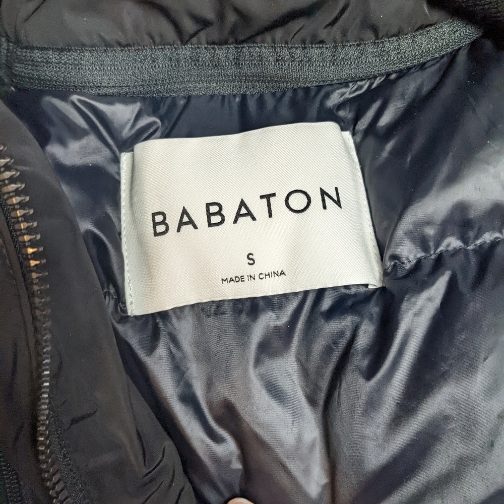 Aritzia Babaton Julian Parka Black Size Small - Picture 10 of 10